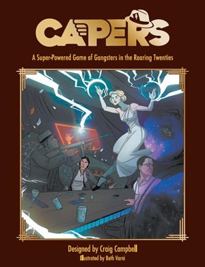 2!NBGCAP002HC Capers RPG published by NerdBurger Games