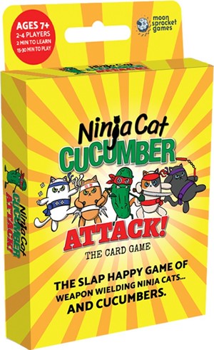 2!NC22002 Ninja Cat Cucumber Attack! Card Game published by Level 99