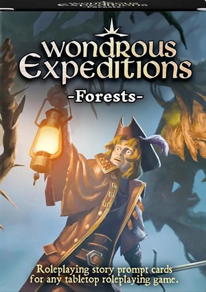 3!NRG1300 Wondrous Expeditions RPG: Forests Card Deck published by Nord Games
