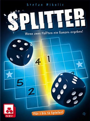 NSV4122 Splitter Dice Game published by Nurnberger Spielkarten