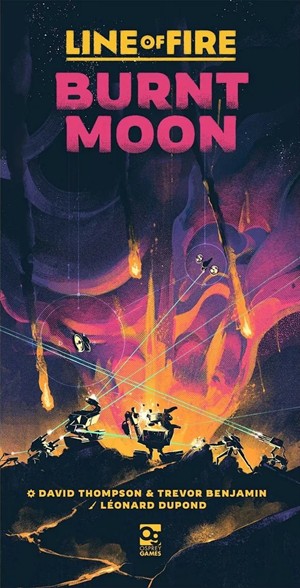 3!OSP86718 Line Of Fire: Burnt Moon Coard Game published by Osprey Games