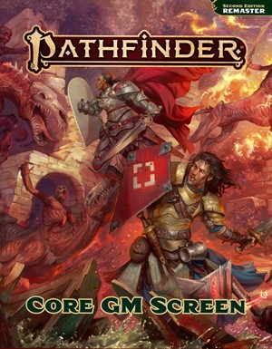 PAI10001MC Pathfinder RPG 2nd Edition: Core GM Screen published by Paizo Publishing