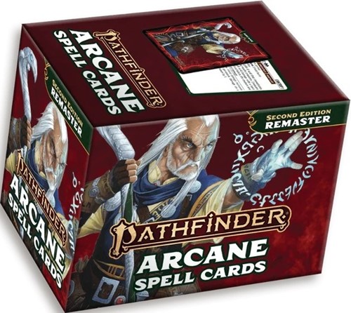 PAI10003MC Pathfinder RPG 2nd Edition: Arcane Spell Cards (Remastered) published by Paizo Publishing