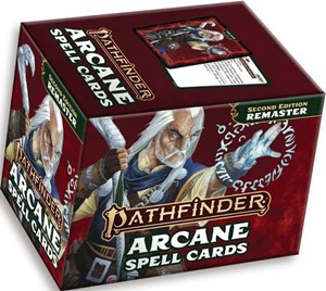 2!PAI10003MC Pathfinder RPG 2nd Edition: Arcane Spell Cards (Remastered) published by Paizo Publishing