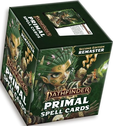 PAI10004MC Pathfinder RPG 2nd Edition: Primal Spell Cards (Remastered) published by Paizo Publishing