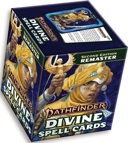 PAI10005MC Pathfinder RPG 2nd Edition: Divine Spell Cards (Remastered) published by Paizo Publishing