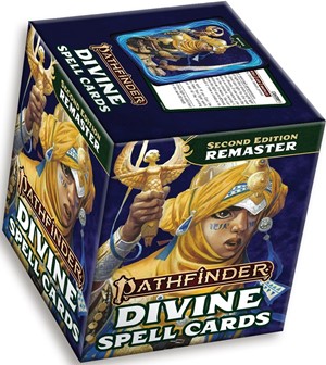 3!PAI10005MC Pathfinder RPG 2nd Edition: Divine Spell Cards (Remastered) published by Paizo Publishing