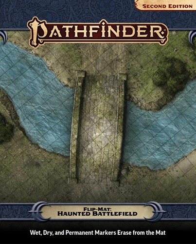 PAI11019FM Pathfinder Flip-Mat: Haunted Battlefield published by Paizo Publishing