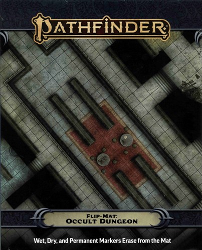 PAI11020FM Pathfinder Flip-Mat: Occult Dungeon published by Paizo Publishing