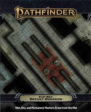 3!PAI11020FM Pathfinder Flip-Mat: Occult Dungeon published by Paizo Publishing