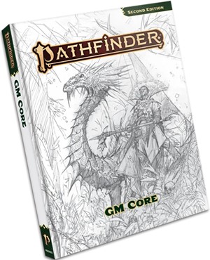PAI12002SK Pathfinder RPG: Pathfinder GM Core Sketch Cover published by Paizo Publishing