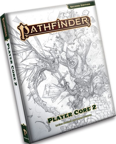 Pathfinder RPG 2nd Edition: Player Core Rulebook Sketch Cover Edition