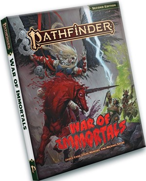 PAI12006PE Pathfinder RPG 2nd Edition: War Of Immortals Pocket Edition published by Paizo Publishing