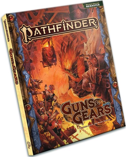 PAI12010HC Pathfinder RPG 2nd Edition: Guns And Gears (Remastered) published by Paizo Publishing