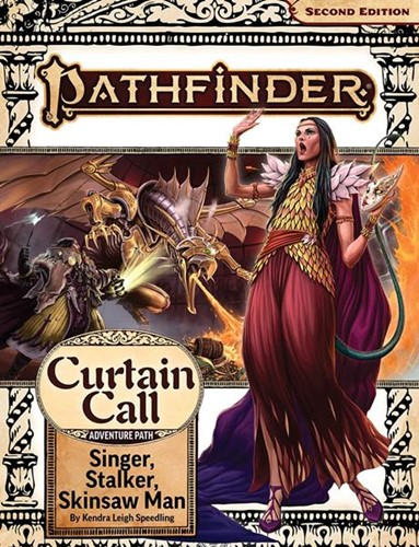 PAI15205SC Pathfinder RPG 2nd Edition: Curtain Call Chapter 2: Singer, Stalker, Skinsaw Man published by Paizo Publishing