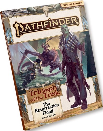 PAI15207SC Pathfinder RPG 2nd Edition: Triumph Of The Tusk Chapter 1: The Resurrection Flood published by Paizo Publishing