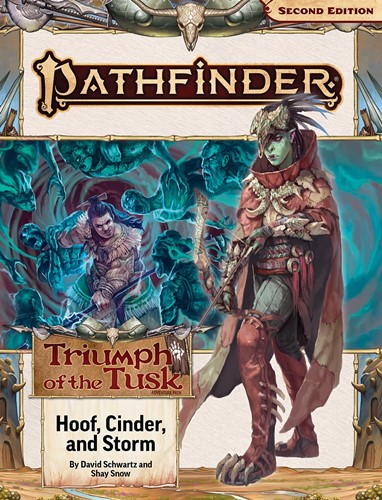 PAI15208SC Pathfinder RPG 2nd Edition: Triumph Of The Tusk Chapter 2: Hoof, Cinder And Storm published by Paizo Publishing