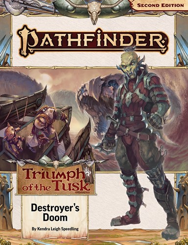 PAI15209SC Pathfinder RPG 2nd Edition: Triumph Of The Tusk Chapter 3: Destroyer's Doom published by Paizo Publishing