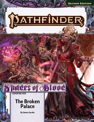 PAI15214SC Pathfinder RPG 2nd Edition: Shades Of Blood Chapter 2: The Broken Palace published by Paizo Publishing