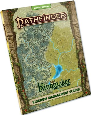 PAI2022 Pathfinder RPG: Kingmaker Kingdom Management Screen published by Paizo Publishing