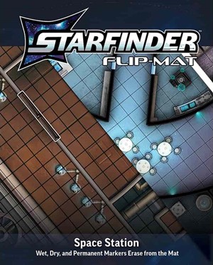 3!PAI21003FM Starfinder RPG: Flip-Mat Space Station published by Paizo Publishing