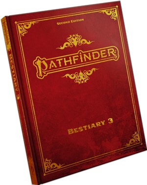 PAI2107SE Pathfinder RPG 2nd Edition: Bestiary 3 Special Edition published by Paizo Publishing