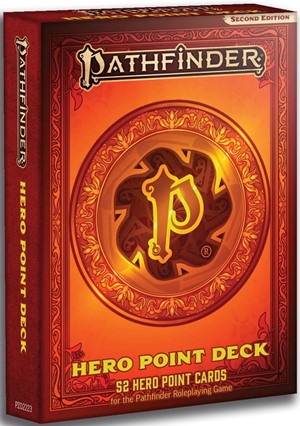 2!PAI2223 Pathfinder RPG 2nd Edition: Hero Point Deck published by Paizo Publishing