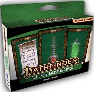 PAI2224 Pathfinder RPG 2nd Edition: Potions And Talismans Deck published by Paizo Publishing