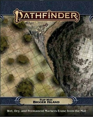 2!PAI30114 Pathfinder RPG Flip-Mat Bigger Island published by Paizo Publishing