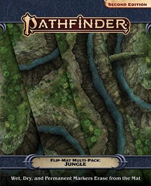 2!PAI30116 Pathfinder RPG Flip-Mat Jungle Multi-Pack published by Paizo Publishing