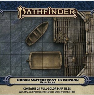 PAI4090 Pathfinder RPG Flip-Tiles: Urban Waterfront Expansion published by Paizo Publishing