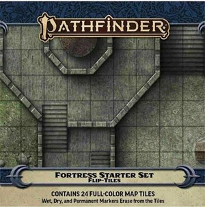 2!PAI4091 Pathfinder RPG Flip-Tiles: Fortress Starter Set published by Paizo Publishing