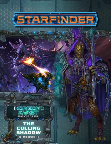 PAI7245 Starfinder RPG: Horizons Of The Vast Chapter 6: The Culling Shadow published by Paizo Publishing