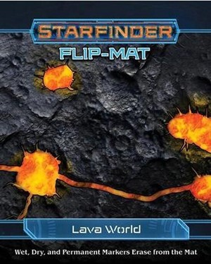 2!PAI7328 Starfinder RPG: Flip-Mat Lava World published by Paizo Publishing