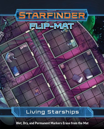 PAI7340 Starfinder RPG: Flip-Mat Living Starships published by Paizo Publishing