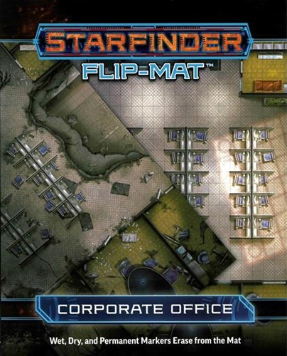 PAI7343 Starfinder RPG: Flip-Mat Corporate Office published by Paizo Publishing