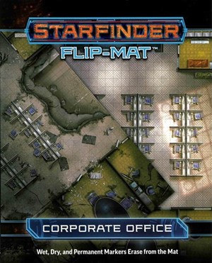 2!PAI7343 Starfinder RPG: Flip-Mat Corporate Office published by Paizo Publishing