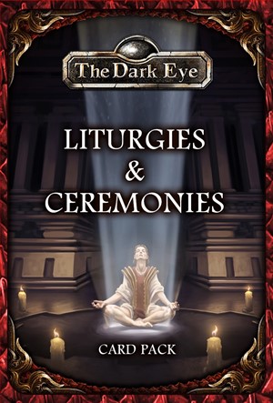 2!PAIULIUS25510E The Dark Eye RPG: Liturgies And Ceremonies Card Pack published by Paizo Publishing