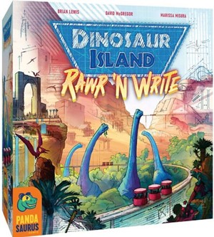 PAN202107 Dinosaur Island Board Game: Rawr n Write published by Pandasaurus Games