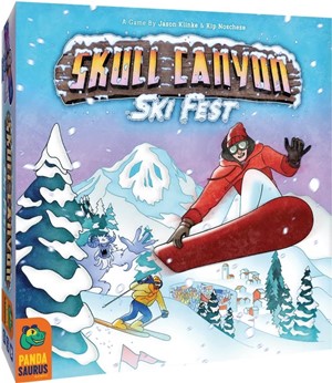 PAN202120 Skull Canyon Board Game: Ski Fest published by Pandasaurus Games