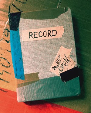 2!PARDPG004EN Don't Play This Game RPG: Cursed Record Notebook published by Parable Games