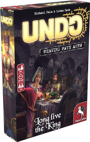 2!PEG18178E Undo Card Game: Long Live The King published by Pegasus Spiele