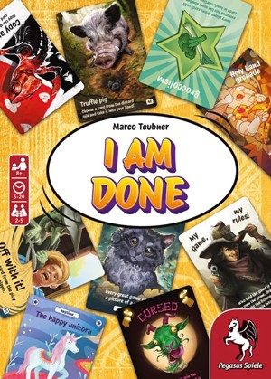 3!PEG18290E I Am Done Card Game published by Pegasus Spiele