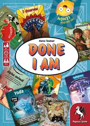 2!PEG18293E Done I Am Card Game published by Pegasus Spiele