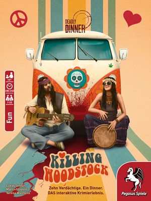 PEG19012E Deadly Dinner Game: Killing Woodstock published by Pegasus Spiele