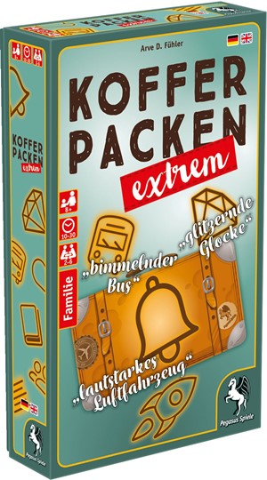 2!PEG20024G Kofferpacken Extrem Card Game published by Pegasus Spiele