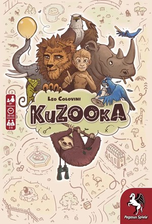 2!PEG51230G KuZOOka Card Game published by Pegasus Press