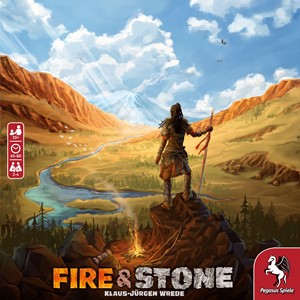 2!PEG51233E Fire And Stone Board Game published by Pegasus Spiele