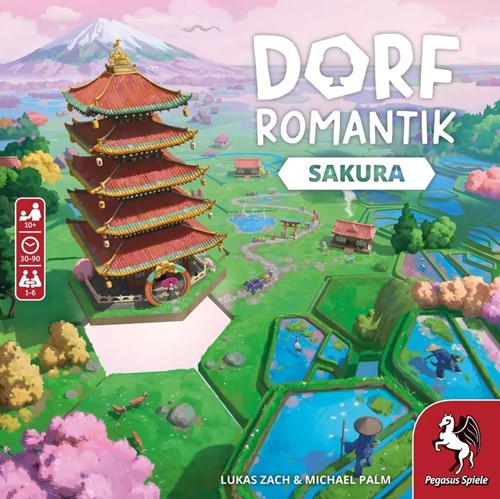 PEG51243E Dorfromantik: The Board Game: Sakura published by Pegasus Spiele