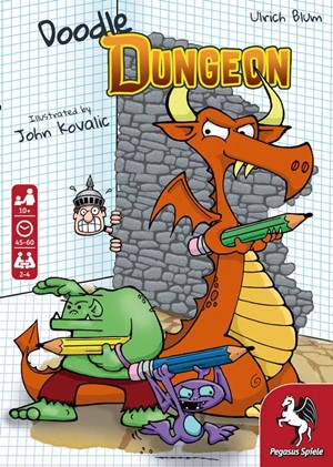PEG51846E Doodle Dungeon Board Game published by Pegasus Spiele